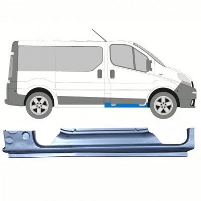 Opravný plech prahu na Renault Trafic Opel Vivaro 2001-2014 / Pravá 8574