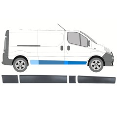 Sada lišt na Opel Vivaro 2001-2014 / Pravá / 13905
