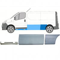 Opravný plech sada na Renault Trafic Opel Vivaro 2001-2014 / LWB / Levá /  11106