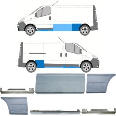 Opravný plech sada na Opel Vivaro 2001-2014 / Levá+Pravá / 13309