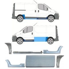 Opravný plech sada na Renault Trafic 2001-2014 / 13315