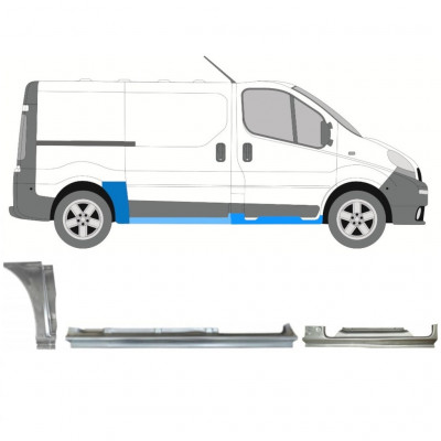 RENAULT TRAFIC OPEL VIVARO 2001-2014 KRÁTKÝ ROZVOR KOL OPRAVNÝ PANEL / NASTAVIT / PRÁVA