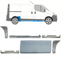 Opravný plech sada na Renault Trafic Opel Vivaro 2001-2014 / SWB /  11230