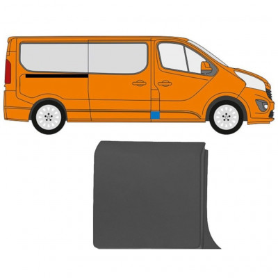 RENAULT TRAFIC 2014- PŘEDNÍ SLOUPEK BOČNÍ LIŠTA / PRÁVA