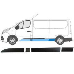 Sada lišt na Opel Vivaro 2014-2019 / Levá / 14430