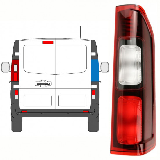 Zadní lampa na Renault Trafic 2014- / Pravá 8433