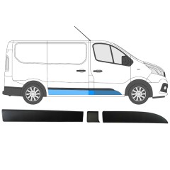 Sada lišt na Opel Vivaro 2014-2019 / Pravá / 14432