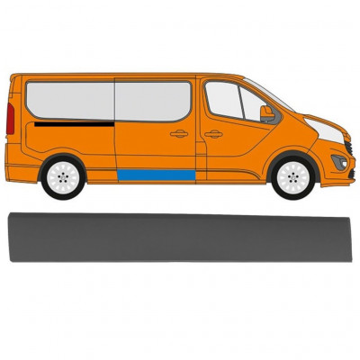 RENAULT TRAFIC 2014- KOLEJNICE PRO POSUVNÉ DVEŘE / PRÁVA