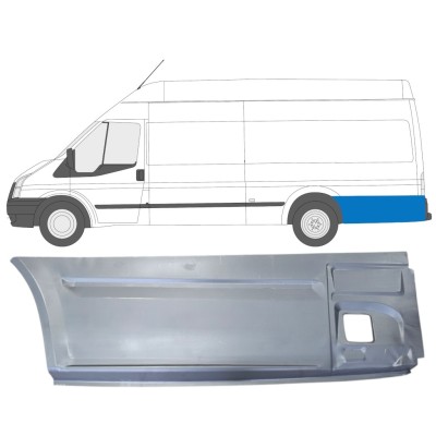 Lem zadního blatníku na Ford Transit 2000-2013 / Levá 14616