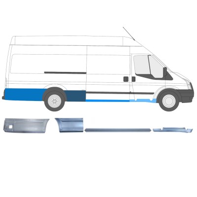Opravný plech sada na Ford Transit 2000-2013 / Pravá / 14683