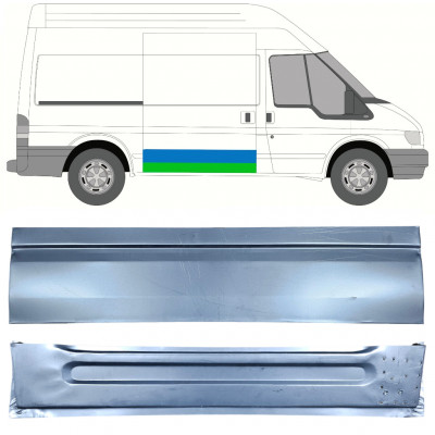 FORD TRANSIT 2000-2013 DLOUHÝ ROZVOR KOL / PRŮMĚRNÝ ROZVOR KOL VNITŘNÍ POSUVNÉ DVEŘE VNĚJŠÍ OPRAVNÝ PANEL / NASTAVIT / PRÁVA