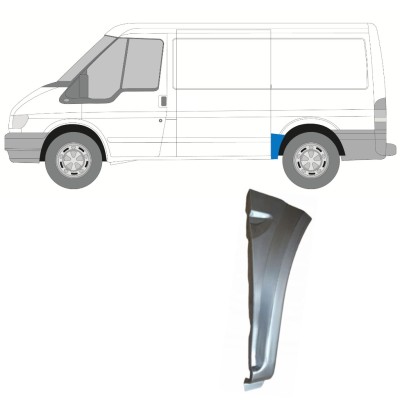 Lem zadního blatníku na Ford Transit 2000-2013 / Levá 14999