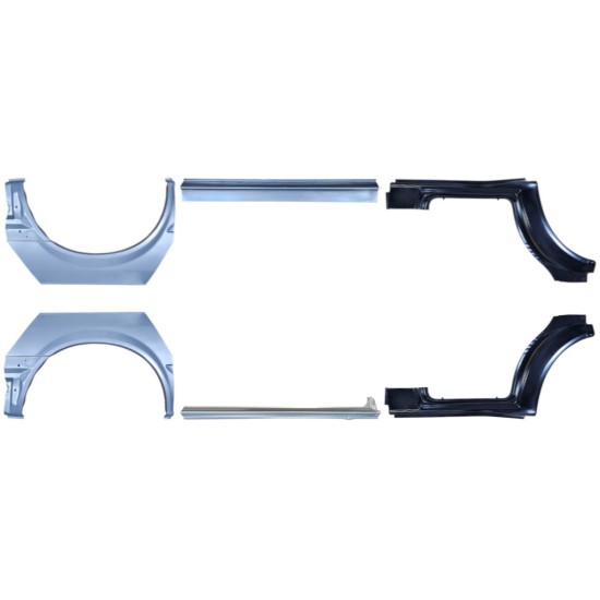 Opravný plech sada na Ford Transit 2000-2013 / Levá+Pravá / 15024