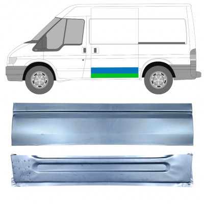 FORD TRANSIT 2000-2013 KRÁTKÝ ROZVOR KOL VNITŘNÍ POSUVNÉ DVEŘE VNĚJŠÍ OPRAVNÝ PANEL / NASTAVIT / LEVÝ