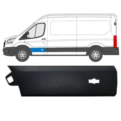 Lišta předních dveří na Ford Transit 2014- / Levá 14661