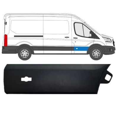 Lišta předních dveří na Ford Transit 2014- / Pravá 14660