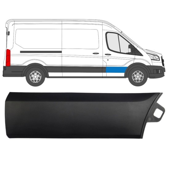 Lišta předních dveří na Ford Transit 2014- / Pravá 14659