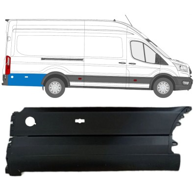 Boční lišta zadního blatníku za kolem na Ford Transit 2014- / Pravá 14676