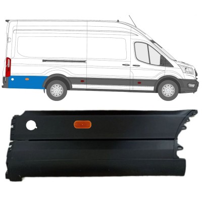 Boční lišta zadního blatníku za kolem na Ford Transit 2014- / Pravá / Sada 14678