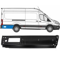 Opravný plech zadního blatníku zadní část na Ford Transit 2014- 2014-2026 / Pravá 17088