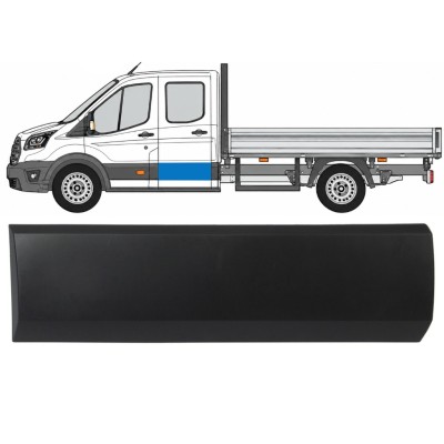 Boční lišta zadních dveří na Ford Transit 2014- 2019-2026 / Levá 17147