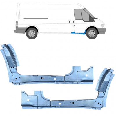 Vnitřní přední opravný plech na Ford Transit 2000-2013 / Levá+Pravá / Sada 10431