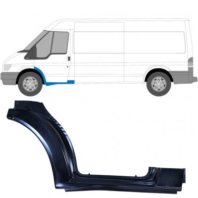 Opravný plech prahu předních dveří na Ford Transit 2000-2013 / Levá 7153