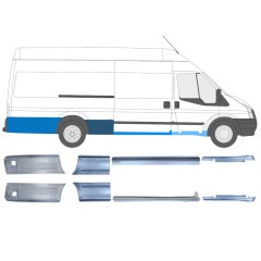 Opravný plech sada na Ford Transit 2000-2013 / Levá+Pravá / 14685