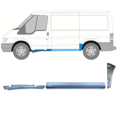 Opravný plech sada na Ford Transit 2000-2013 / Levá / 15020