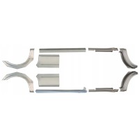 Opravný plech prahu + zadního blatníku na Ford Transit 2000-2013 / LWB / Levá+Pravá / Sada 10630
