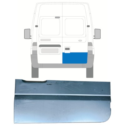 Opravný plech zadních dveří na Ford Transit 2000-2013 / Pravá 14532