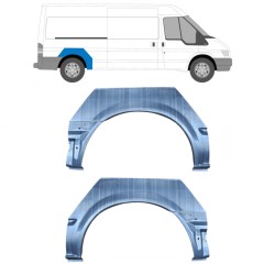 Lem zadního blatníku na Ford Transit 2000-2013 / Levá+Pravá / Sada 9590