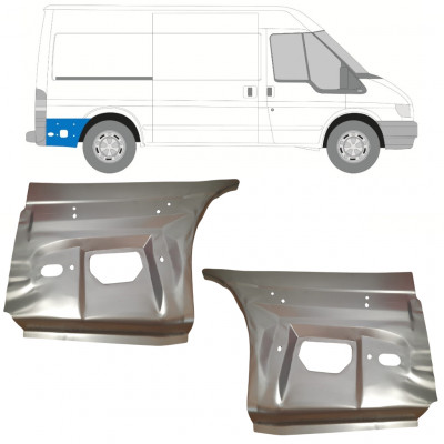 FORD TRANSIT 2000-2013 OPRAVA PODBĚHU KOLA / NASTAVIT