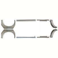 Opravný plech prahu + zadního blatníku na Ford Transit 2000-2013 / Sada 9694