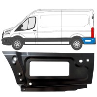 Opravný plech zadního blatníku zadní část na Ford Transit 2014- / Levá 15349