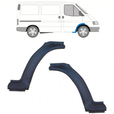 Opravný plech předního blatníku na Ford Transit 1991-2000 / Sada 11582