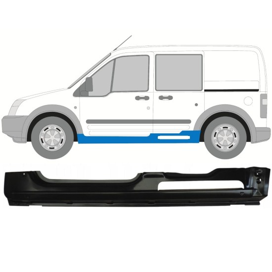Kompletní práh na Ford Transit Connect 2003-2013 / Levá 17149