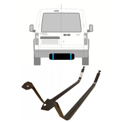 Objímky palivové nádrže na Ford Transit Connect 2003-2013 14958