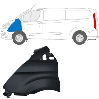 Přední blatník na Ford Transit Custom 2013-2017 / Levá 17096