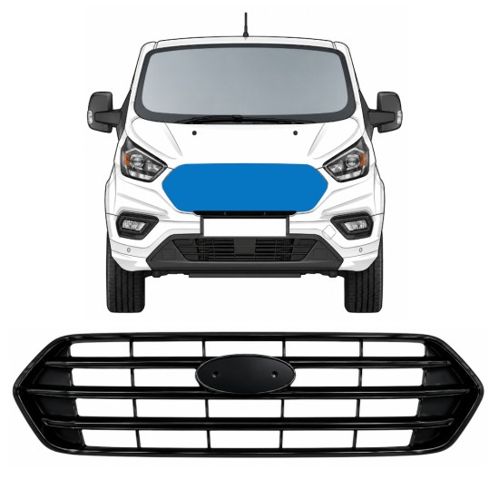 Mřížka na Ford Transit Custom 2017-2023 17258