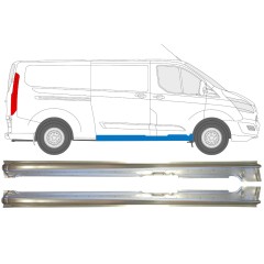 Kompletní práh posuvných dveří na Ford Transit Custom 2013-2023 / Levá+Pravá / Sada 14646