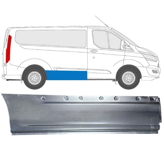 Opravný plech boku na Ford Transit Custom 2013- / Pravá 15973