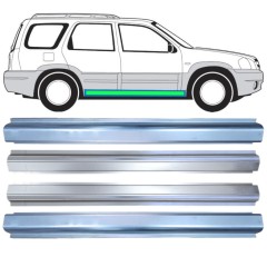 Opravný plech prahu + opravný plech vnitřního prahu na Mazda Tribute 2001-2008 / Levá+Pravá 15599