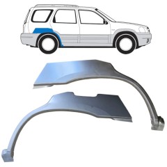 Lem zadního blatníku na Mazda Tribute 2001-2008 / Levá+Pravá / Sada 15782