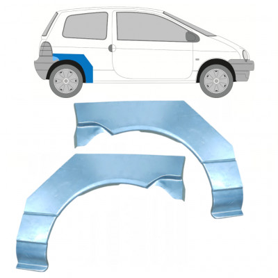 Lem zadního blatníku na Renault Twingo 1993-1998 / Levá+Pravá / Sada 9933