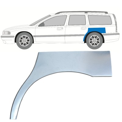 Lem zadního blatníku na Volvo S70 V70 2000-2007 / Levá 17212