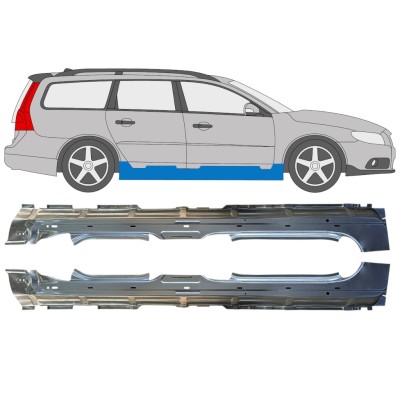 Kompletní práh na Volvo V70 2007-2016 / Levá+Pravá / Sada 16276