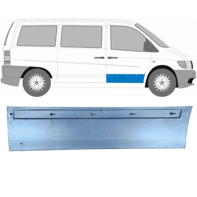 Opravný plech předních dveří na Mercedes Vito I W638 1996-2003 / Pravá 11497