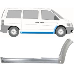 Kompletní práh + opravný plech předního blatníku na Mercedes Vito I W638 1996-2003 / Pravá / Sada 11502