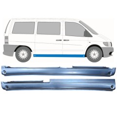 Kompletní práh na Mercedes Vito I W638 1996-2003 / Levá+Pravá / Sada 9474